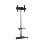 SBOX FS-500 monitori kinnitus ja alus 177,8 cm (70") P&otilde;rand Must, Roostevaba teras