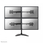 Neomounts NM-D335D4BLACK monitori kinnitus ja alus 68,6 cm (27") Laud Must