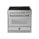 90cm 90cm wide induction cooker with electric oven Steel Genesi G9F-5FI SS