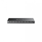 TP-Link TL-SG116P v&otilde;rgul&uuml;liti Mittejuhitav Gigabit Ethernet (10/100/1000) Power over Ethernet tugi Must