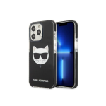 Karl Karl Lagerfeld Case iPhone 13 Pro Max KLHCP13XTPECK Black Hard Case Iconic Choupette Head