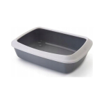 SAVIC cat toilet, 42 x 31 x 12.5 cm, with frame, MR gray