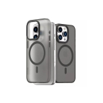 Araree etui Aero Frame iPhone 15 Pro Max 6.7" przeźroczysty-czar