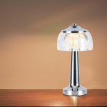 V-TAC V-TAC &ouml;&ouml;laualamp 1W LED 26cm USB laadimine h&auml;mardatav Chrome VT-1048 3000K-6000K 55lm