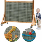 MASTERKIDZ wooden wall XXL board Scientific Creative STEM WALL Outdoor