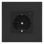 Orno Tuya Smart Wi-Fi single socket, Schuko, black