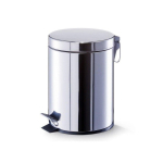 Steel Steel Bathroom basket, waste container - 5 l, stainless steel, ZELLER