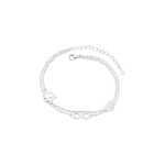 Bennett's Bennett's Double Lucky Silver Bracelet AGB749/21