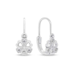 Brilio Brilio Silver Silver flower earrings for girls EA189W