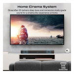 Promate StreamBar30 BassBoost SoundBar with Subwoofer