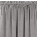 Kardin Kardin VILA, hall v&auml;rv, klassikaline stiil, 5 cm, kardinapuu, 3 cm tupsudega tasku, samet, 400x245, HOMEDE