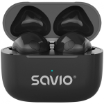 Savio TWS-02 PRO k&otilde;rvaklapid ja peakomplekt Juhtmevaba K&otilde;rvasisene Muusika / Igap&auml;evane USB t&uuml;&uuml;p-C Bluetooth Must