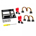 Fantec 2121 paigalduskomplekt Must