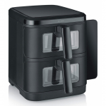 Severin FR 2468 Kahekohaline 11 l Eraldiseisev 2800 W Kuuma&otilde;hu frit&uuml;&uuml;r Must