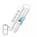 Meross MSP844(EU) nutikas kiire laadimise toitepistiku, 4 v&auml;ljundit + 2x USB-A + 2x USB-C (Matter)