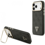 Case Case Guess 4G PU Triangle Logo & Stand Camera Magsafe for iPhone