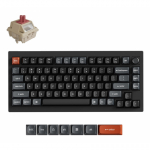 Keychron V1 Ultra 8K klaviatuur Universaalne Bluetooth QWERTY Must