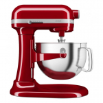 KitchenAid 5KSM60SPXEER Alusega mikser 375 W Hall, Punane, Roostevaba teras
