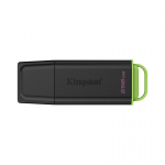 Kingston Kingston Technology DataTraveler Exodia USB-v&auml;lkm&auml;lu 256 GB USB t&uuml;&uuml;p A 3.2 Gen 1 (3.1 Gen 1) Must, Roheline
