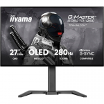 iiyama G-MASTER GOB2701QSC-B1 PC lamekuvar 68,6 cm (27") 2560 x 1440 pikslit 2K Ultra HD OLED-ekraan Must