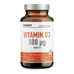 ICONFIT D3-vitamiin viiniryp&auml;leensiemen&ouml;li kanssa, 100 &mu;g, 90 kapslit
