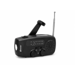 Vakoss FM-3660K FM/AM h&auml;daolukorra raadio dynaamo / taskulamp / Power Bank / p&auml;ikesepaneeliga