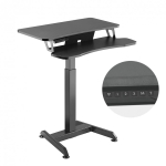 The The desk is electrically adjustable Maclean MC-835