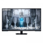 Samsung S43CG700NU PC lamekuvar 109,2 cm (43") 3840 x 2160 pikslit 4K Ultra HD LED Must, Valge