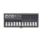 Set Set of heads for XZN toothed screws PROXXON, 18 pieces