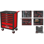 KS KS Tools RACINGline SCHWARZ/ROT Werkstattwagen mit 7 Schubladen