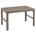 Keter garden table lyon, cappuccino color