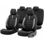 Otom Limited 102 Black/Grey 3 Zip Car Seat Cover Set