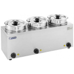 Royal Royal Catering Bemar electric podgrzewacz do zupy 450W 230V 3 x 3.8L