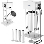 Meat Meat Grinder Electric sausage filler with Royal Catering motor + 4 funnels 15L