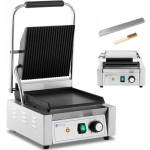 Royal Royal Catering Electric contact grill, smooth and carved plate, 23 x 22 cm, 1800 W