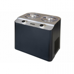 Unold Doppio Kompressoriga j&auml;&auml;tisemasin 2,4 l 250 W Must, Satiinviimistlusega teras