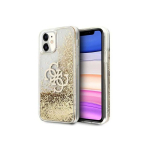 Case Case Guess GUHCN61LG4GGO iPhone 11 6.1" / Xr gold/golden hardcase 4G Big Liquid Glitter