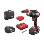 Skil_Red Impact driver-drill Skil 3085XP 20 V 2x4.0 Ah battery.