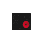 Bosch Serie 4 PKE61RBA2E pliidiraud Must Sisseehitatud 60 cm Keraamiline 4 tsoon(id)