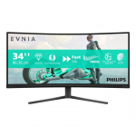 Philips Evnia 34M2C3500L/00 PC lamekuvar 86,4 cm (34") 3440 x 1440 pikslit Wide Quad HD LCD Must