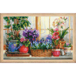 Uab Uab Riolis Window sill with flowers SR1669