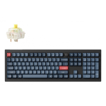 Keychron V6 Max klaviatuur Universaalne RF juhtmeta &uuml;hendus + Bluetooth Must, Hall