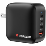 Verbatim Mini GaN Charger 100W Universaalne Must Vahelduvvool Kiirlaadimine Hoonesisene