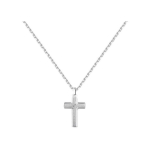 Brosway Stylish steel pendant with a cross Backliner BBC04