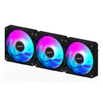 GIGABYTE AORUS EZ CHAIN FAN 120 (3-Pack) Emaplaat Ventilaator 12 cm Must 3 tk