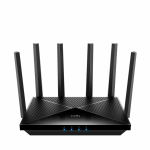 Cudy WR11000 juhtmevaba ruuter 2.5 Gigabit Ethernet Tri-band (2.4 GHz / 5 GHz / 6 GHz) Must
