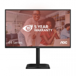 AOC E4 Q27E4CV PC lamekuvar 68,6 cm (27") 2560 x 1440 pikslit Quad HD LED Must