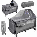 RoGer Baby Travel Crib 2-Level 0&ndash;36 months