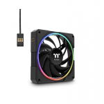 120 120 mm Thermaltake TS120 EX RGB 3Pack Ventilaator Must