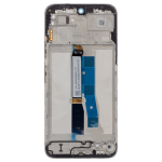 LCD LCD Display + Touch Unit + Front Cover for Poco M7 Black (Servic